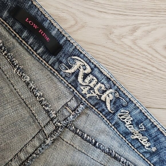 Rock 47 by Wrangler Low Rise Bootcut Jeans Size10 - Picture 11 of 14